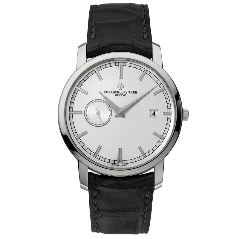 【二手95新】江诗丹顿传袭系列18k白金自动机械男表87172/000g二手