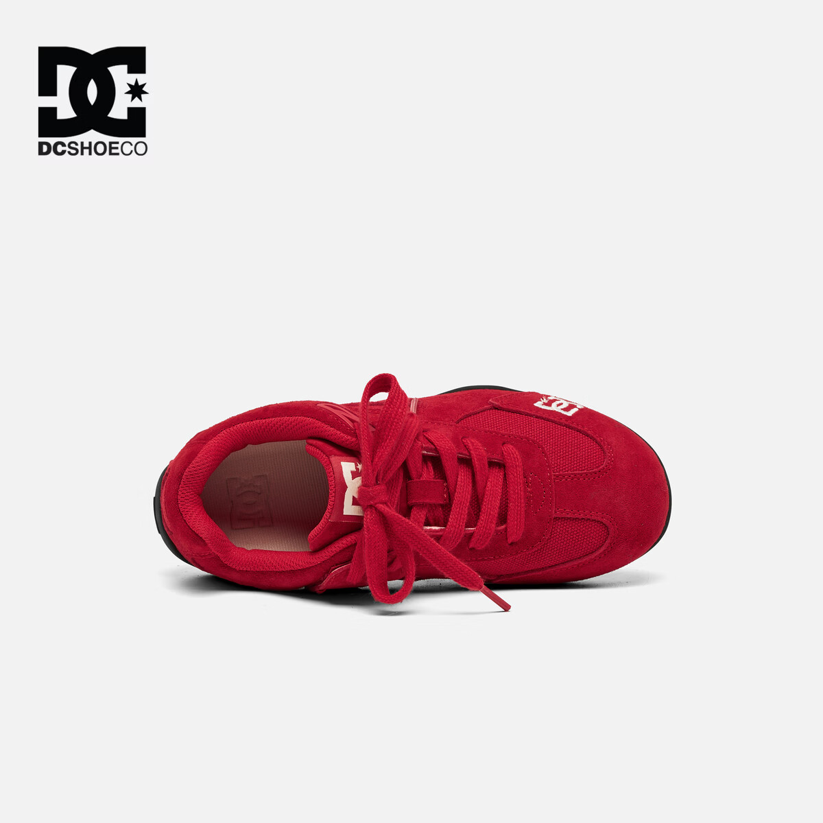 DCSHOES CAS CORSARO童鞋儿童板鞋2026秋季款赛车鞋中大童抽绳运动鞋子04 焰红 37 适合脚长 （229-233mm)