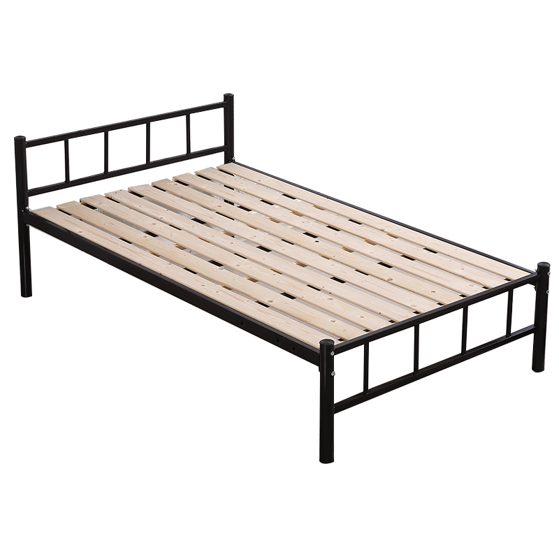 曙亮  单人床 办公室 午休 午睡床 简易 家用 硬板床 行军床 钢架床1.5米宽