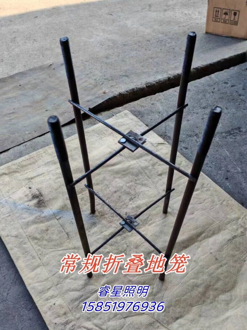 监控立杆预埋件 地笼杆地龙路灯杆基础垄监控杆底座配件