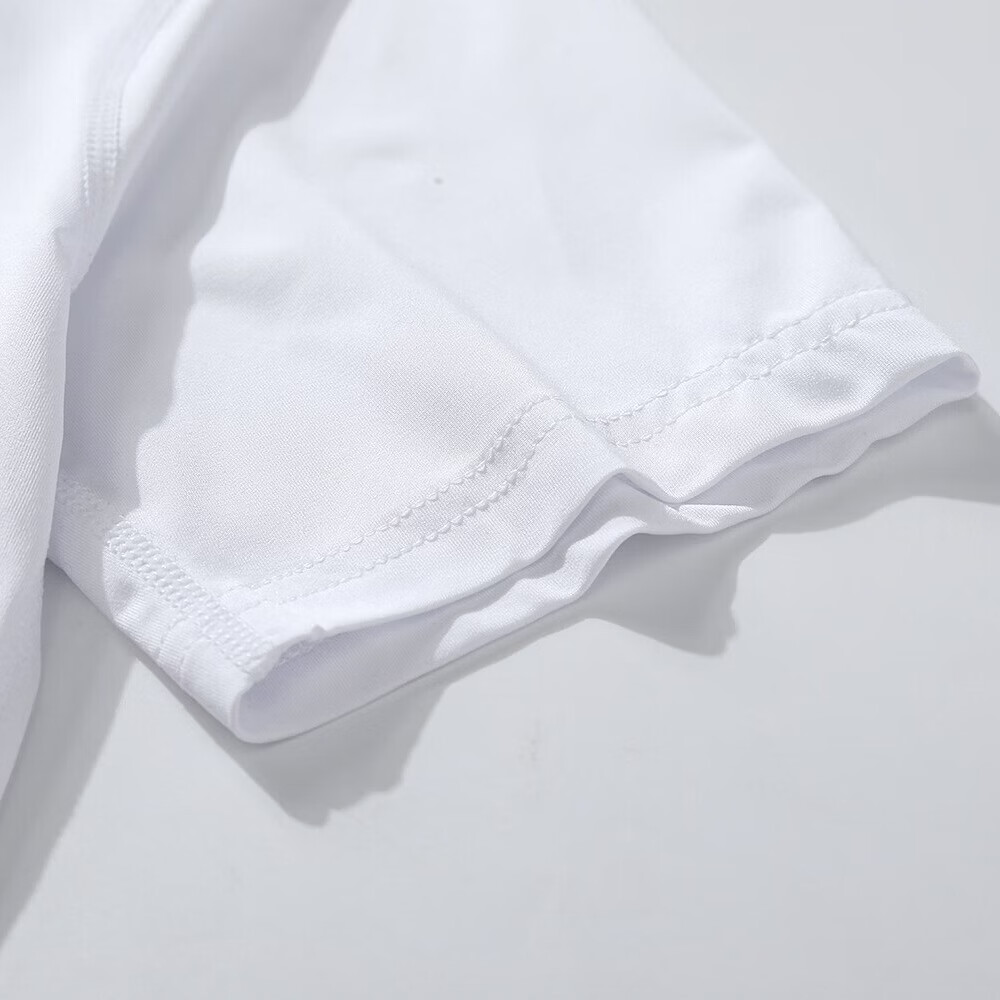 NK NASA新款美式紧身衣短袖足球训练服打底运动背心篮球健身修身速干透气 116-NK紧身衣 白色背心 3XL 身高180-190体重170-190斤