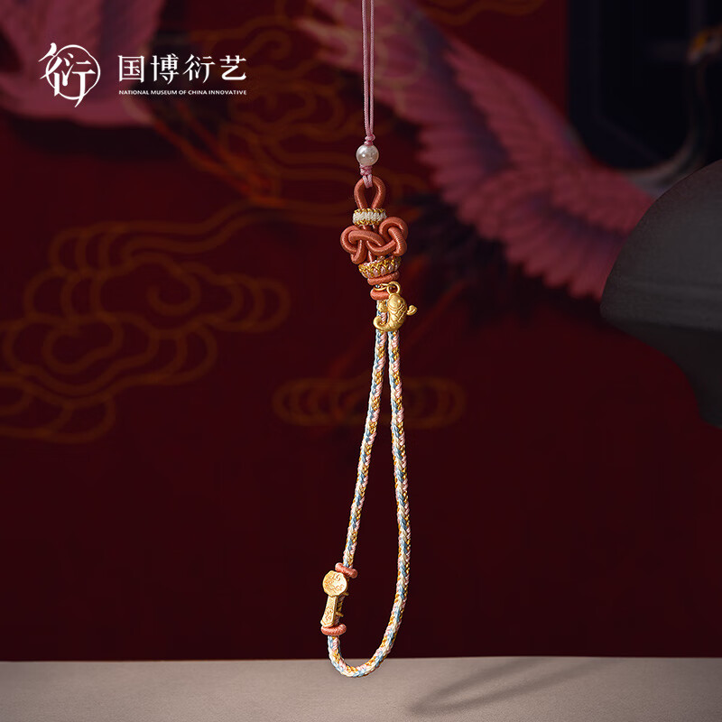 中国国家博物馆吉祥如意文昌结手绳挂绳好运金榜题名手链开学季文创送同学礼物 【吉祥如意】文昌结手绳(绿)