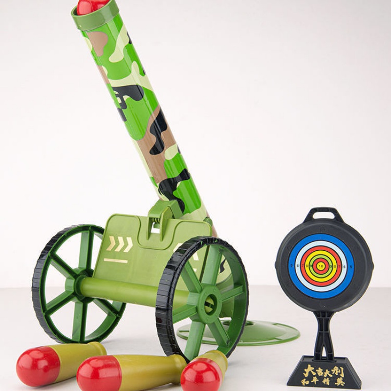 玩具高射炮大炮可发射兵人儿童3男孩6岁以上闪光导弹火箭炮 意大利炮