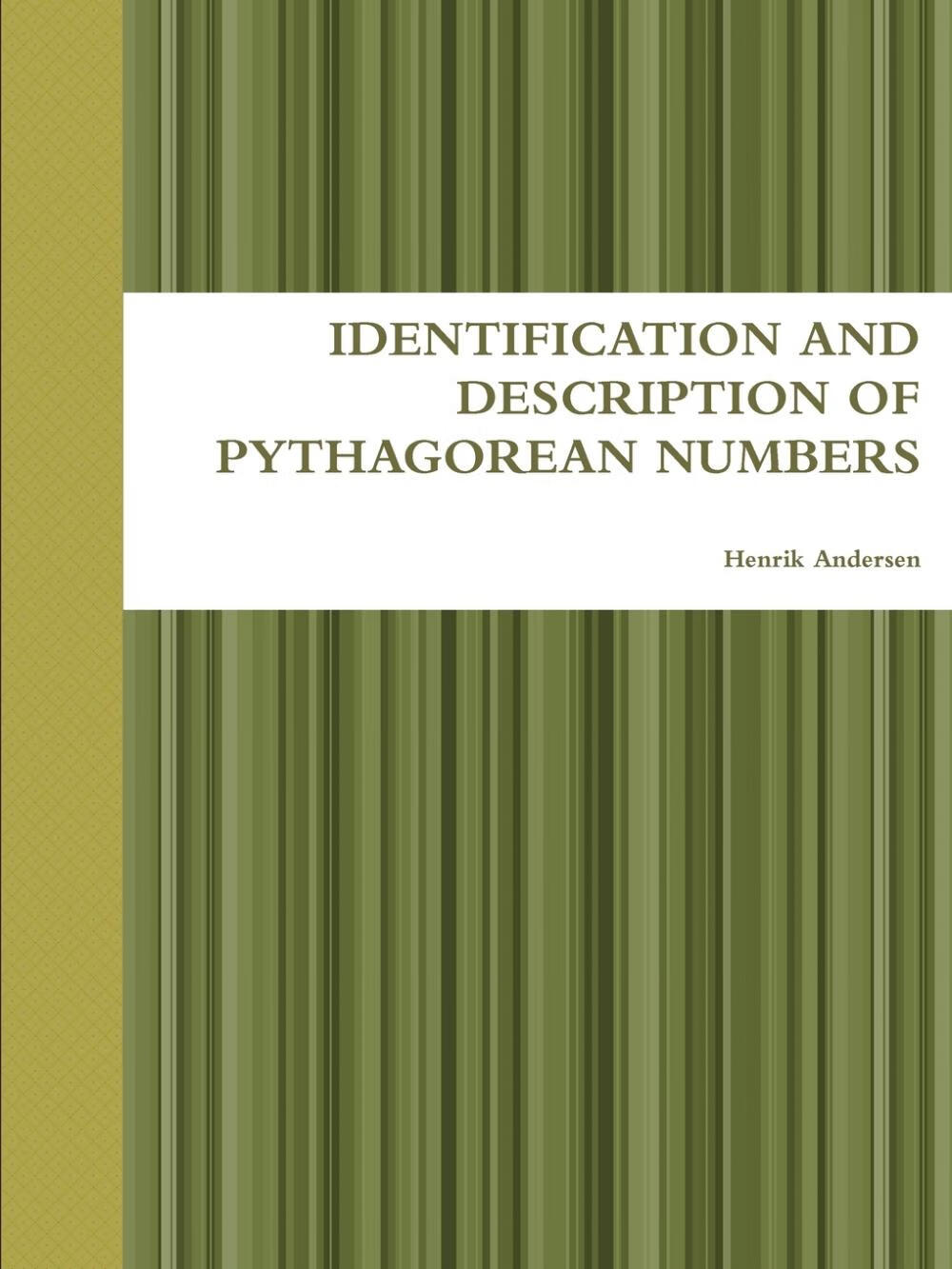 【预售按需印刷】identification and description of pythagorean
