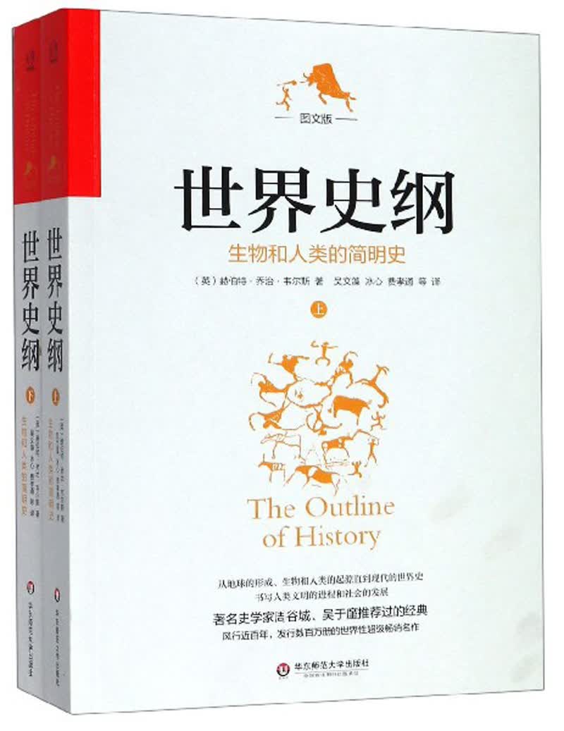 世界史纲：生物和人类的简明史（图文版 套装上下册）