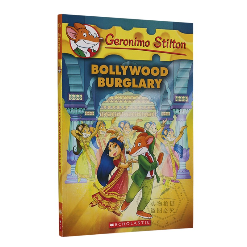 老鼠记者 英文原版 bollywood burglary 宝莱坞劫案 儿童英语阅读进阶