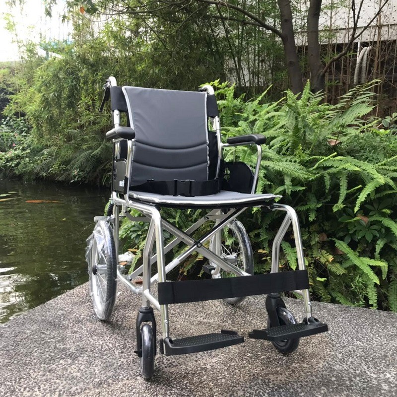 merits美利驰老人轮椅依赛哈专款折叠轻便小航钛铝合金老年人旅行超轻