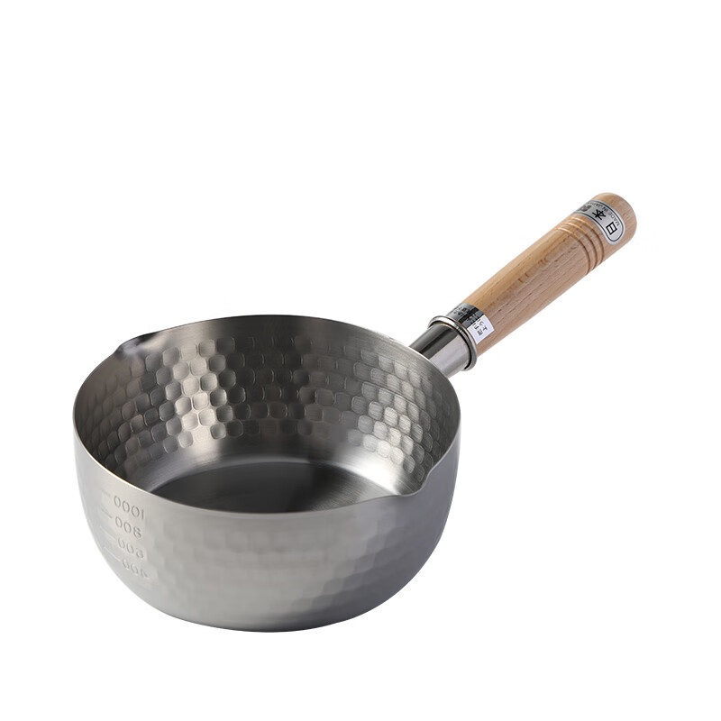 yoshikawa 日本进口吉川不锈钢雪平锅汤锅煮面锅泡面锅奶锅电磁炉燃气