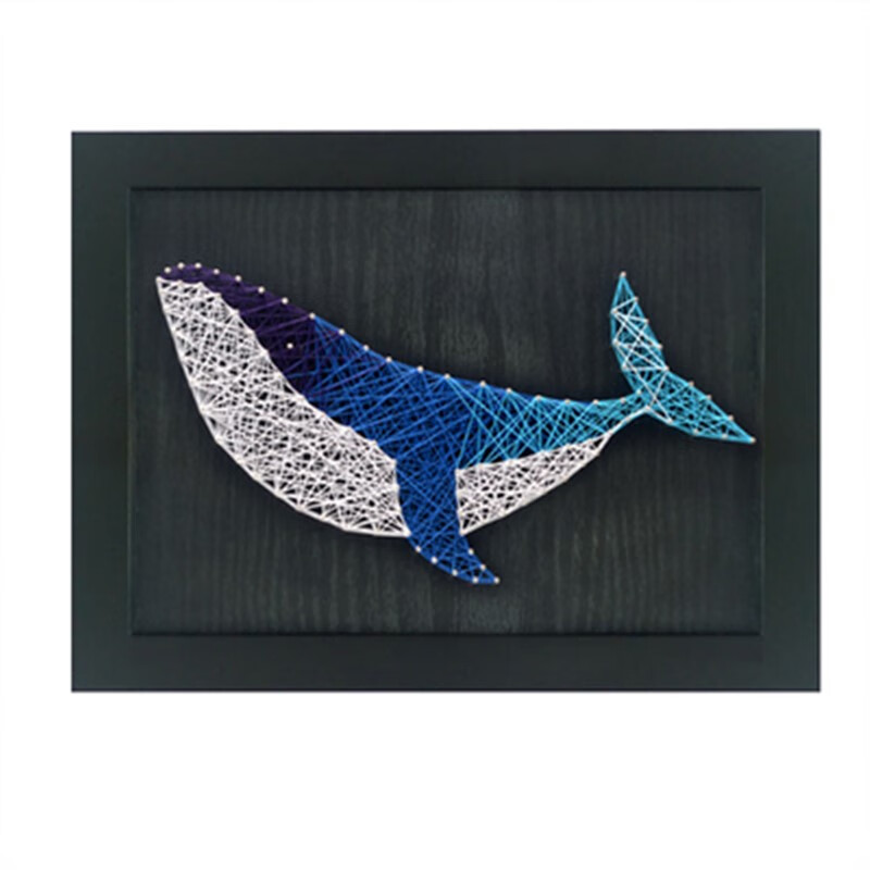 abdt图钉画丁子绕线画diy定制照片钉线画适合送给男生友的手作礼物 小