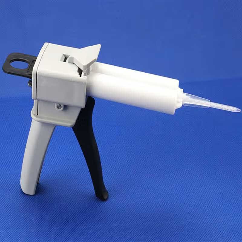 ab胶枪手动点胶枪ab胶筒混合管1121/41/101金属50ml100ml胶枪 11/21