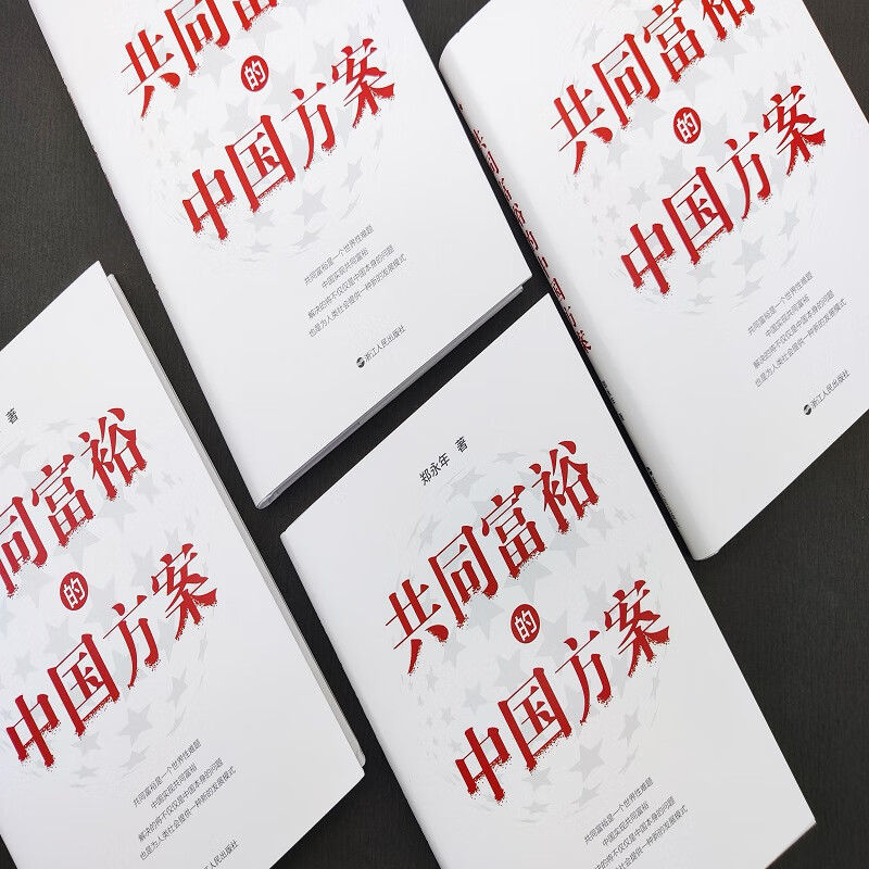 共同富裕的中国方案 郑永年 著 经济书籍中国经济中国经济史 正版书籍