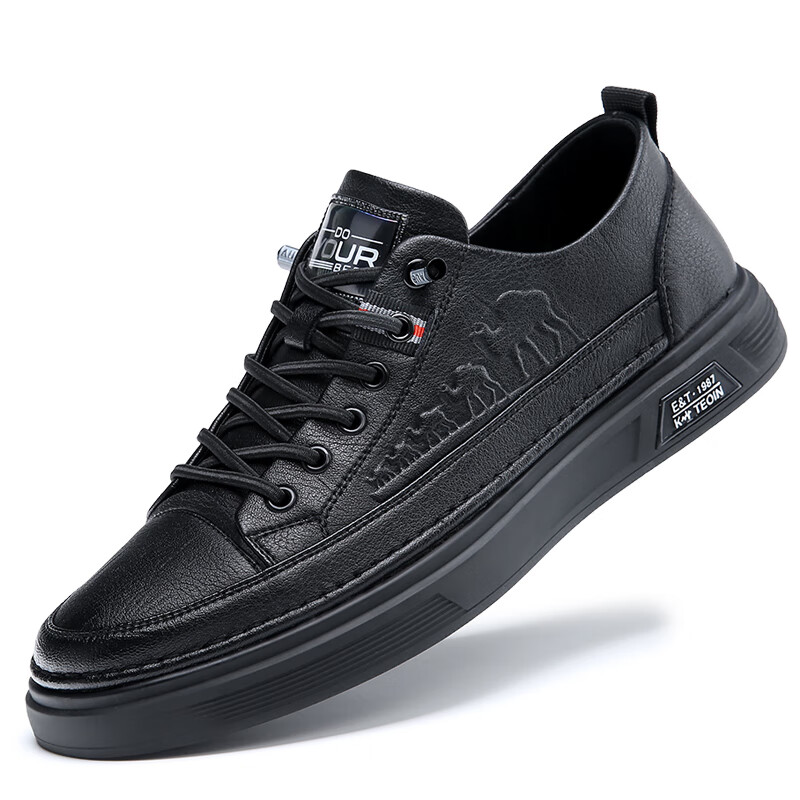 康奈鞋子男潮鞋2024新款春季男士时尚个性运动休闲板鞋高端品牌温州鞋