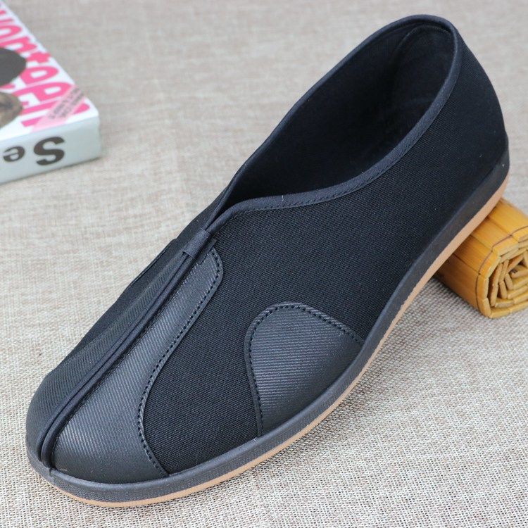 革代(gedai)爸爸穿的老北京布鞋男圆口老头鞋大码圆口老北京布鞋男鞋