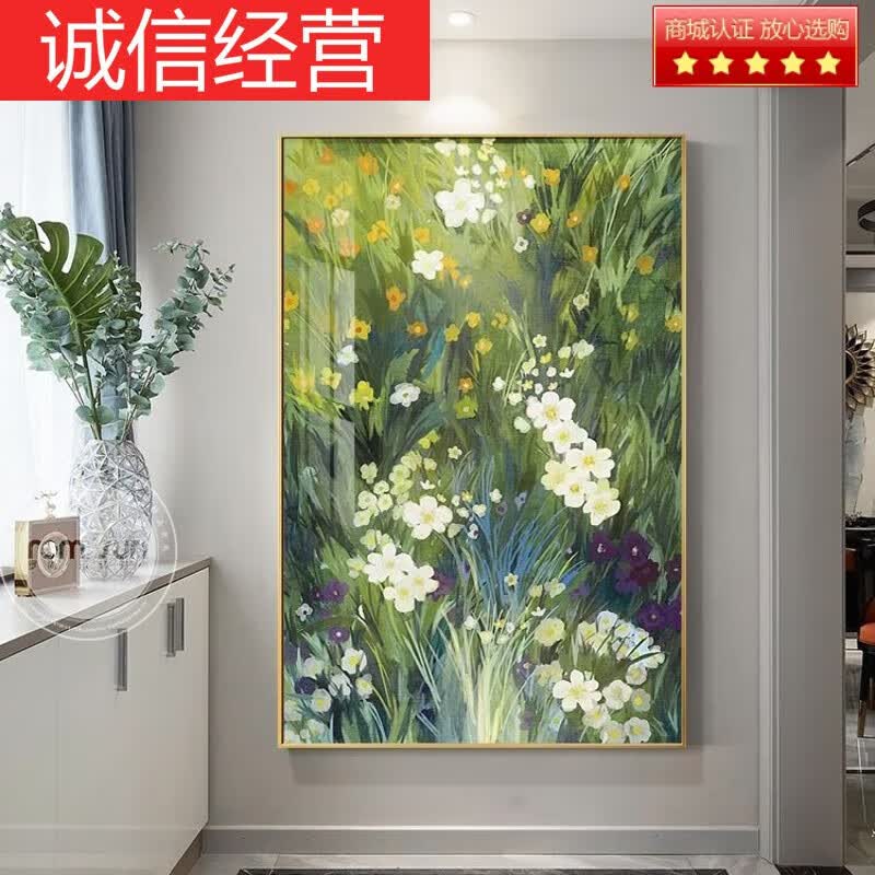 现代简约玄关落地画轻奢客厅装饰画北欧风卧室走廊过道挂画 轻奢11 100*150布纹膜黑边怎么样,好用不?