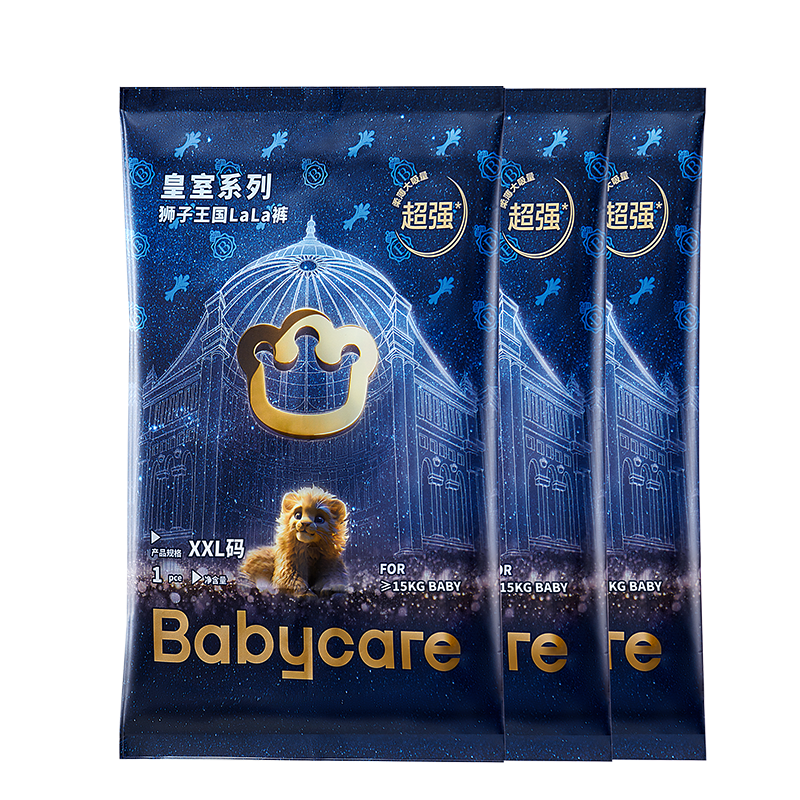 babycare[Ʒ��ֱ������Ʒ��]ʨ����������ֽ�����ʪӤ���򲼳���͸�� �����㡾2XL��4Ƭ �ʺ�15KG����