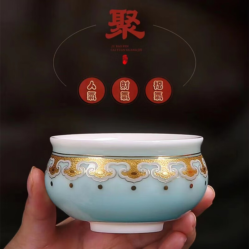 中国 慎徳堂製 黄釉粉彩 花文 茶杯 煎茶碗 C R4784