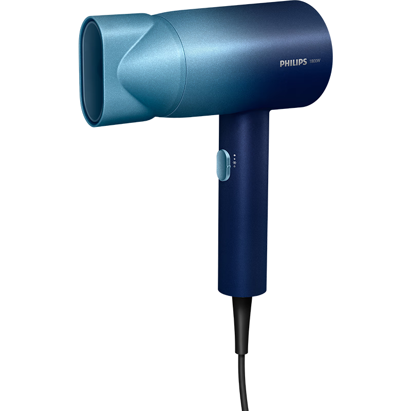 飞利浦电吹风BHD399/65极光星空蓝防晒护色负离子修复学生款优质电器