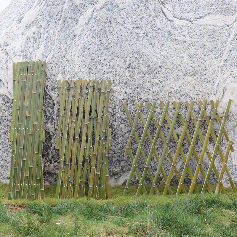 醉春木升级款竹篱笆户外庭院护栏竹片竹子围栏花园隔断花坛装饰菜园