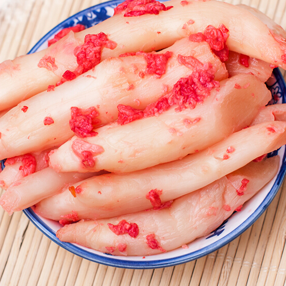 鹿色武宣红糟姜酸广西特产微辣子姜吃传统地方美食900g 子姜酸