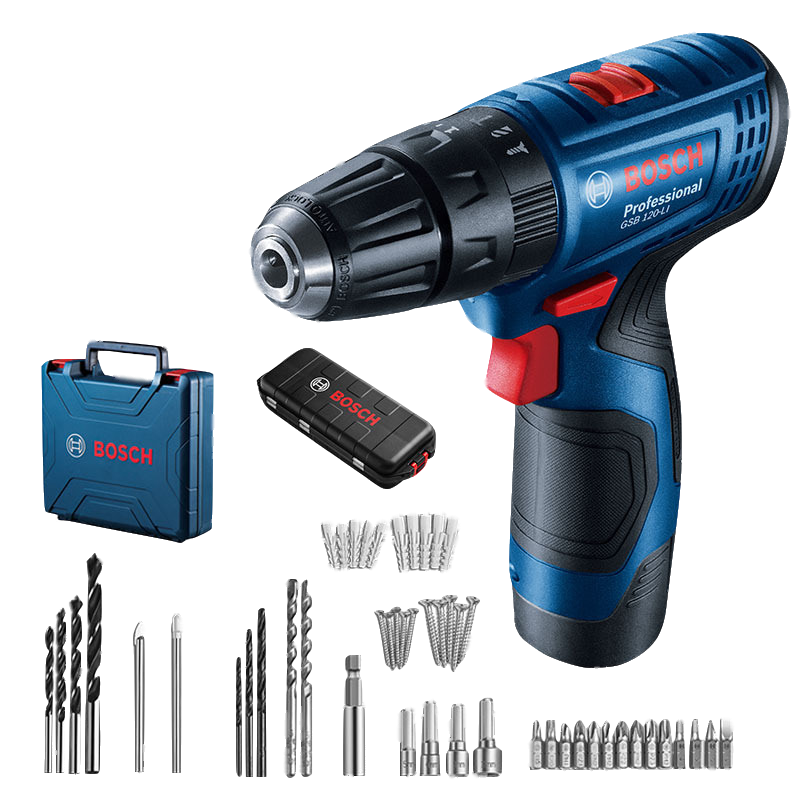 ������BOSCH��������ǽ��׶๦�ܼ�����˿��GSB120����12V﮵�+С�ںи����� 473Ԫ