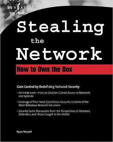 预订 stealing the network: how to own the box