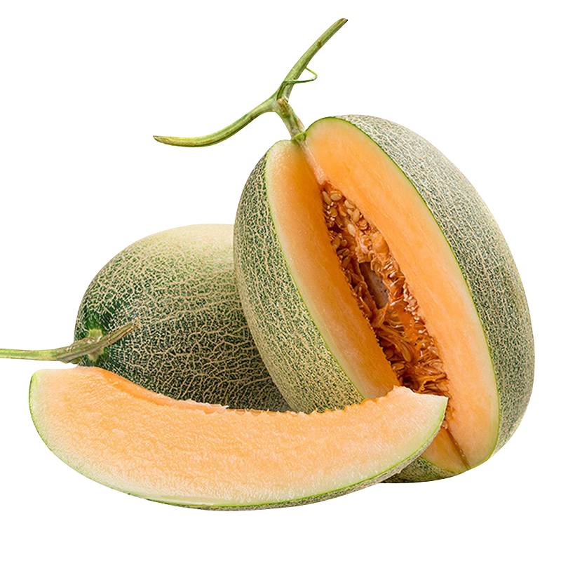 墨之瑶新鲜哈密瓜 蜜瓜当应季水果网纹香甜哈密瓜 单 1个哈密瓜