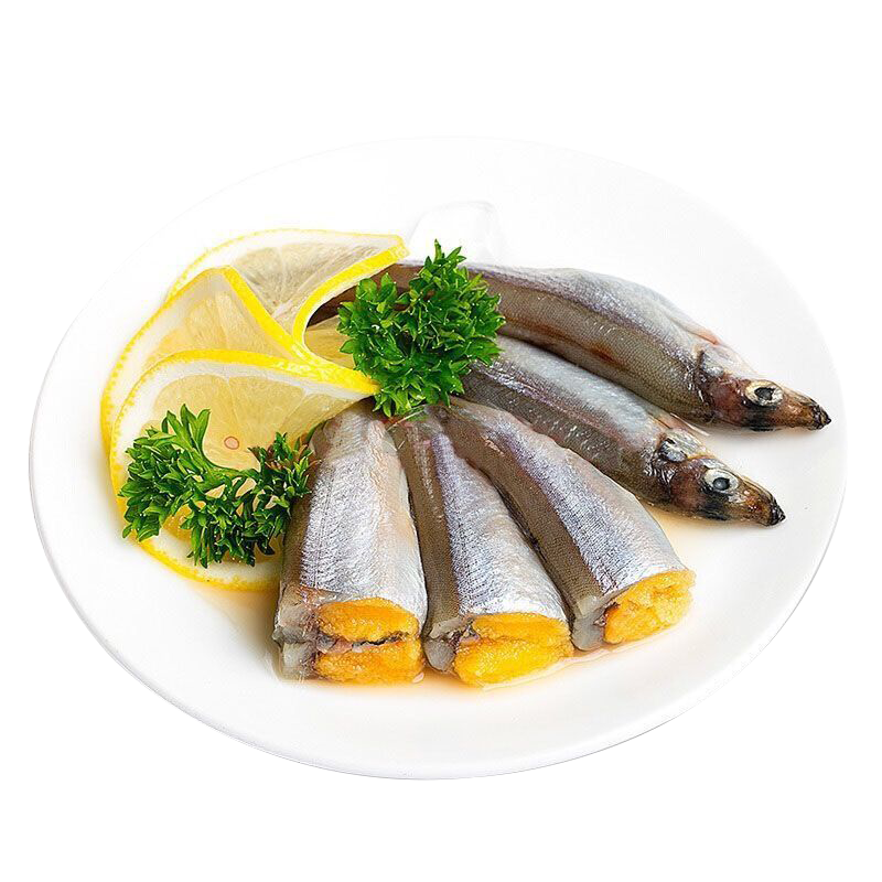 朵芙满籽多春鱼  特大多籽多春鱼净重 约30条/斤多子鱼烧烤食材海鲜 【3斤】满籽特大号13-15cm
