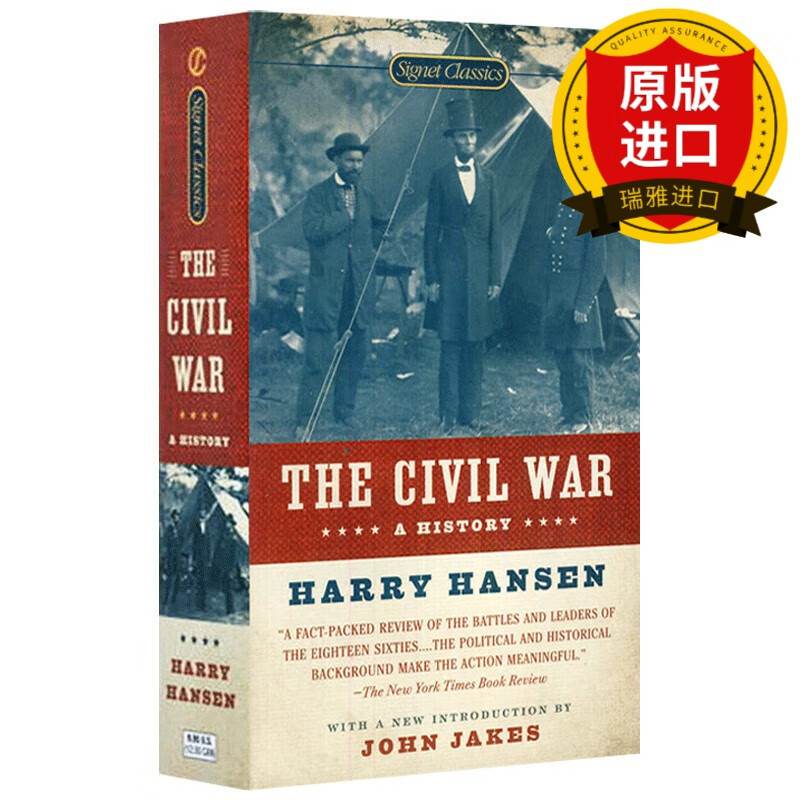 英文原版 美国内战史 The Civil War: A History 美国内战历史 全英文版原著 Harry Hansen哈里汉森 英语书籍Signet Classics