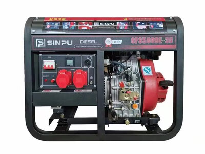 DOXN手提便攜式12v-380v增程器兩輪三輪家用汽油柴油版雙電壓發(fā)電機(jī) 220v380v通用5kw柴油機(jī)