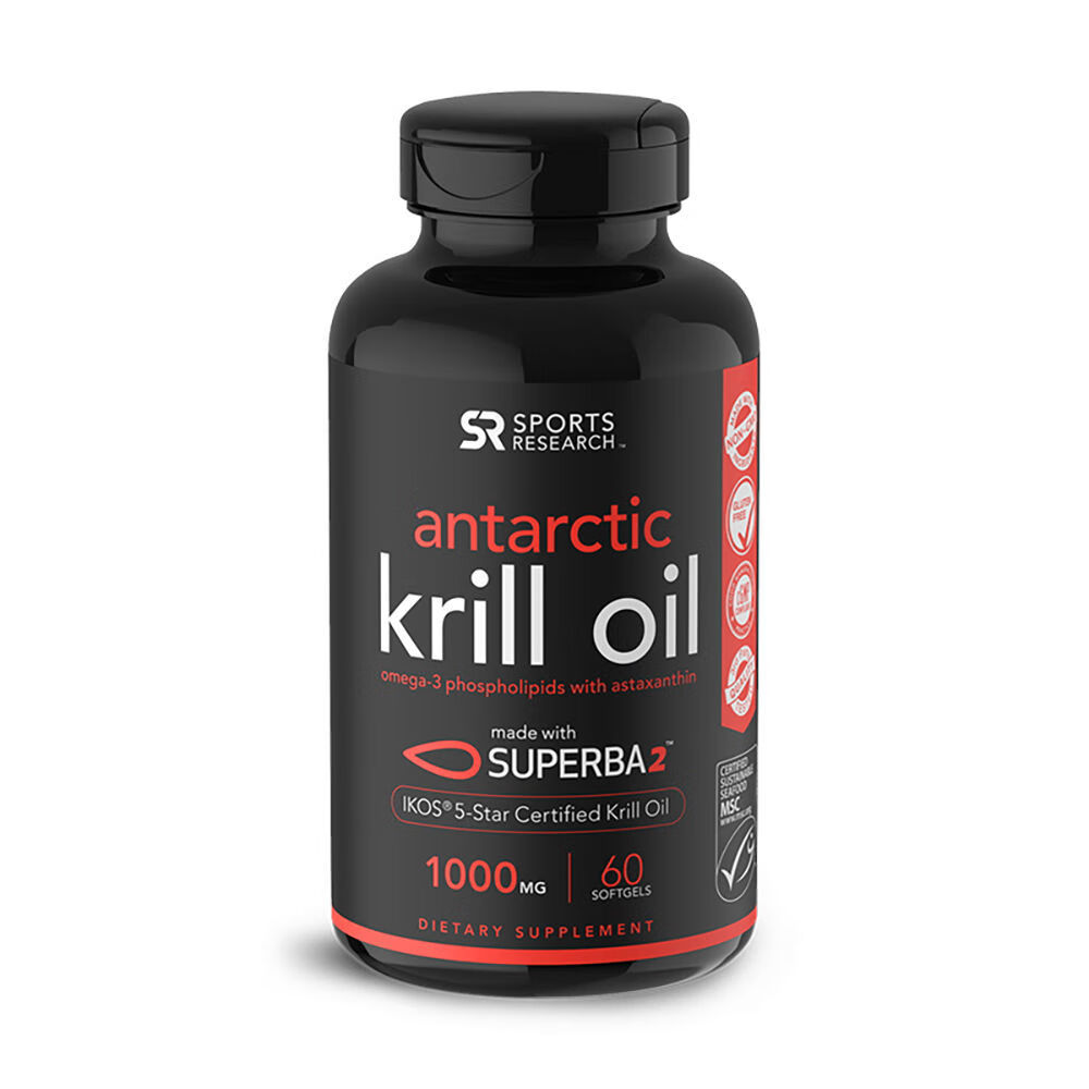 纯南极磷虾油软胶囊深海鱼油中老年保健品美国进口 一瓶装