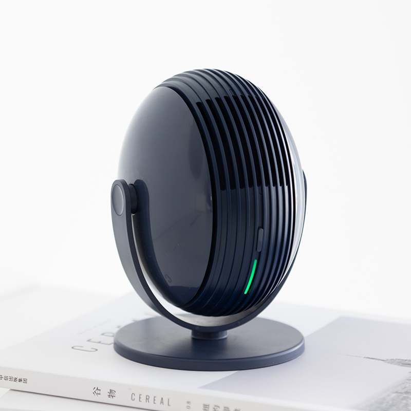 xou无叶桌面小风扇太空飞碟小型迷你学生宿舍床头办公室桌面台式大