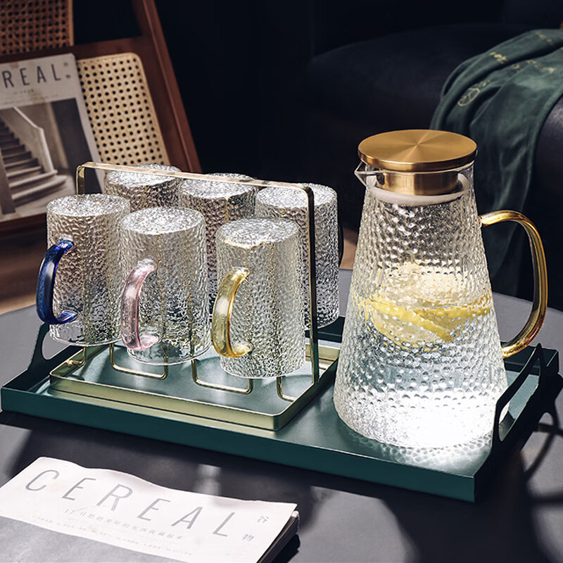 格娜斯（CRISTALGLASS）玻璃杯水杯家庭套装泡茶杯家用喝水杯子耐高温轻奢高颜值锤纹水具使用感如何?