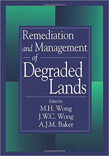 【预订】remediation and management of degraded