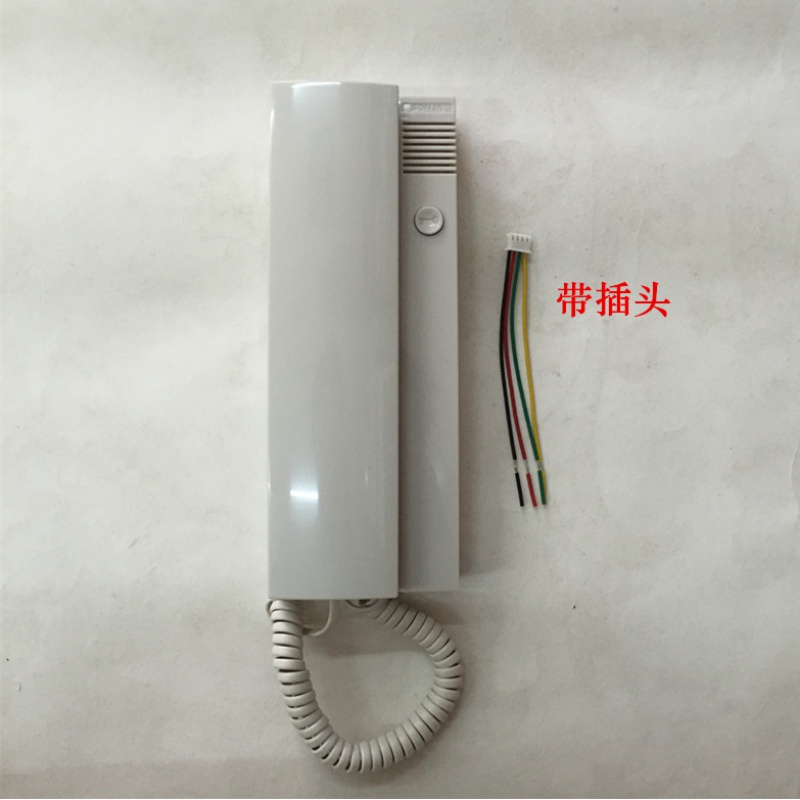 荧阙楼宇对讲门铃 四线分机sj-pf-p100f 松佳非可视分机开锁 四线松佳