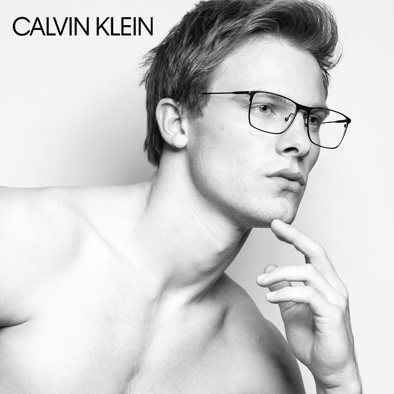 卡尔文·克莱恩（Calvin Klein）眼镜框 男女款军绿色树脂光学近视眼镜架 CK5468 412 55mm