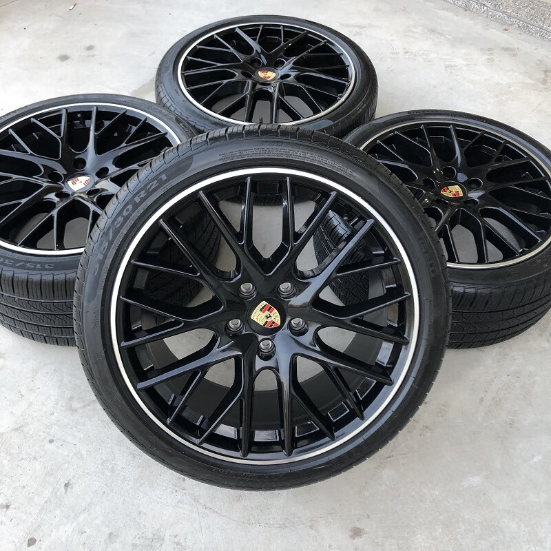 迈翱适用21寸保时捷帕拉梅拉panamera原装拆车轮毂轮胎改装taycan卡宴