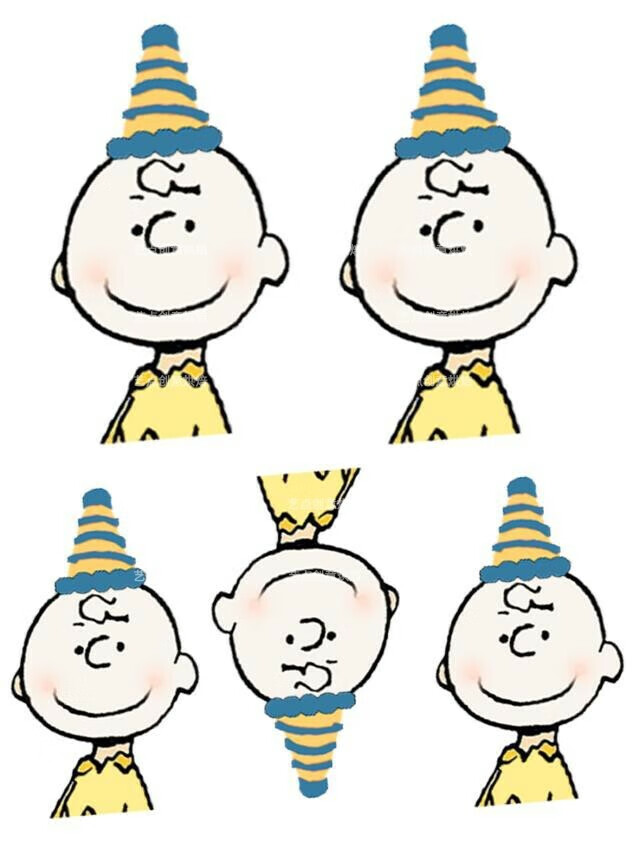 手绘卡通儿童男孩女孩蛋糕烘焙装饰巧克力转印纸两张 a款建议6寸8寸