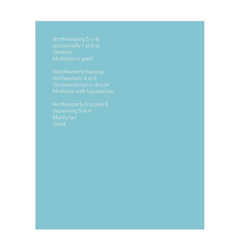 【现货】航海天气预报 the shipping forecast 英文原版进口摄影集