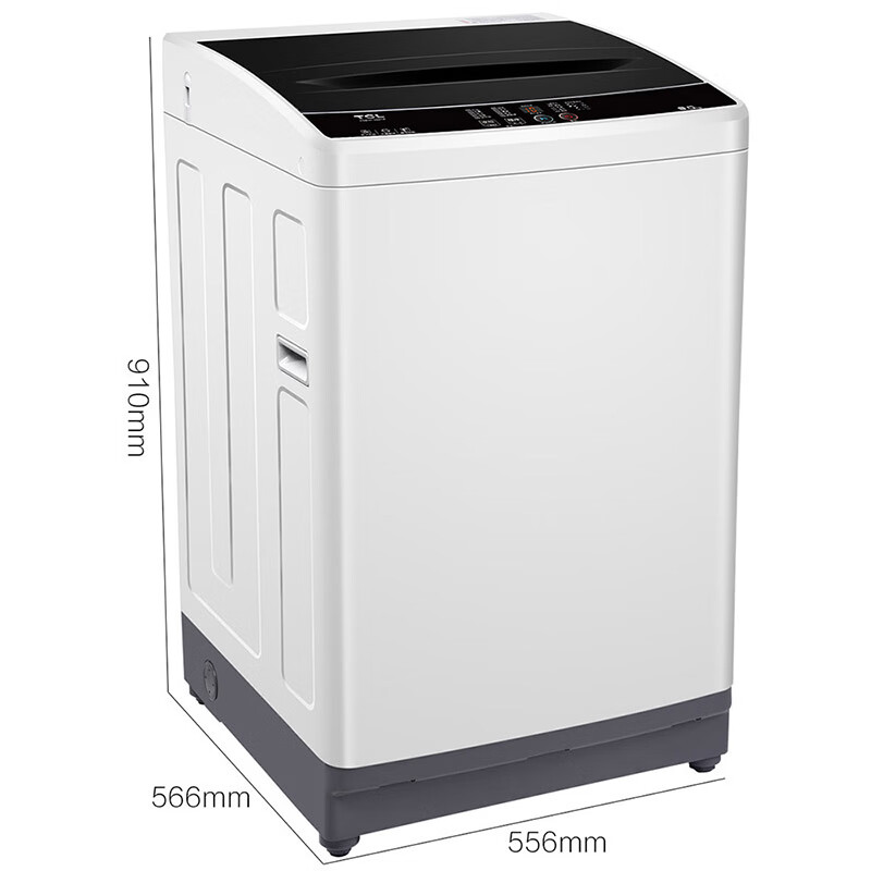 TCL 9公斤DD直驱变频全自动家用波轮洗衣机 一级能效 四重智控 10种洗涤程序（宝石黑）XQB90-36BSP