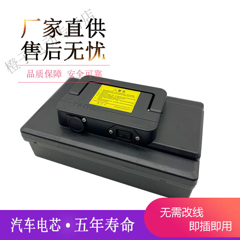 椁俊雅迪电动车锂电池48v12a小金果小金鼠小飞侠乐骑新国标专用锂电瓶