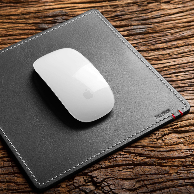 制作办公室皮垫高端极简风格设计出差随身鼠标垫皮支持商务礼品定制