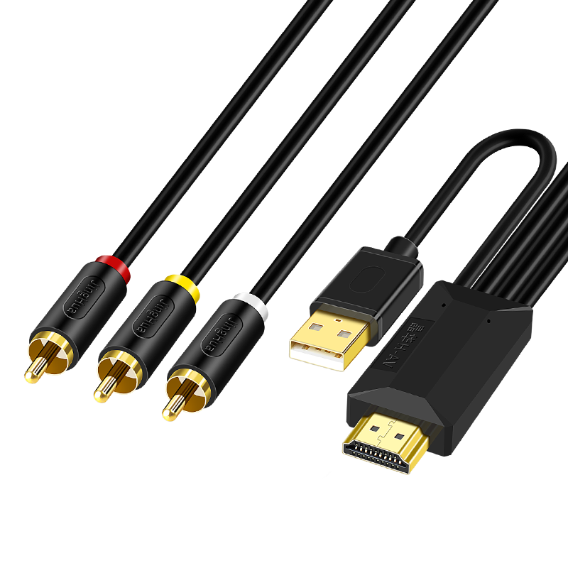 ����HDMIתAVת���� ������������е���PS4������ʽ���ӻ�����תRCA�ӵ���ͶӰ�������� ��ɫ2��Z131G