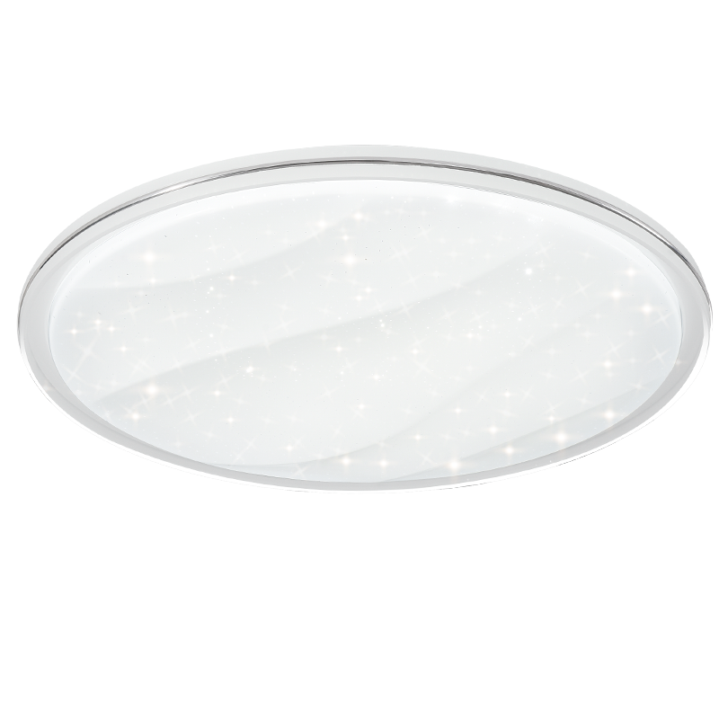 雷士照明(NVC)LED吸顶灯 现代简约风格书房卧室灯具 浪漫星河波浪三色调光圆形灯饰 WHXD24F/F-03