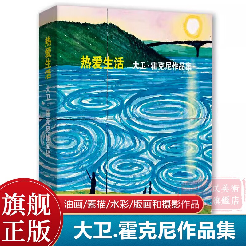 水彩/版画和摄影作品装饰画艺术家画作研究理论书籍大卫霍克尼画册