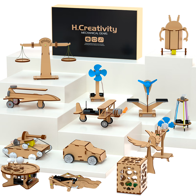 ���ڲ�����DEERC ��ͯ��� ��ѧСʵ����װ STEAM 3-6�� 8-12�� �к�Ů�� ���� �������� �����꼶 ����ʵ�� ʮ���� 88.9Ԫ