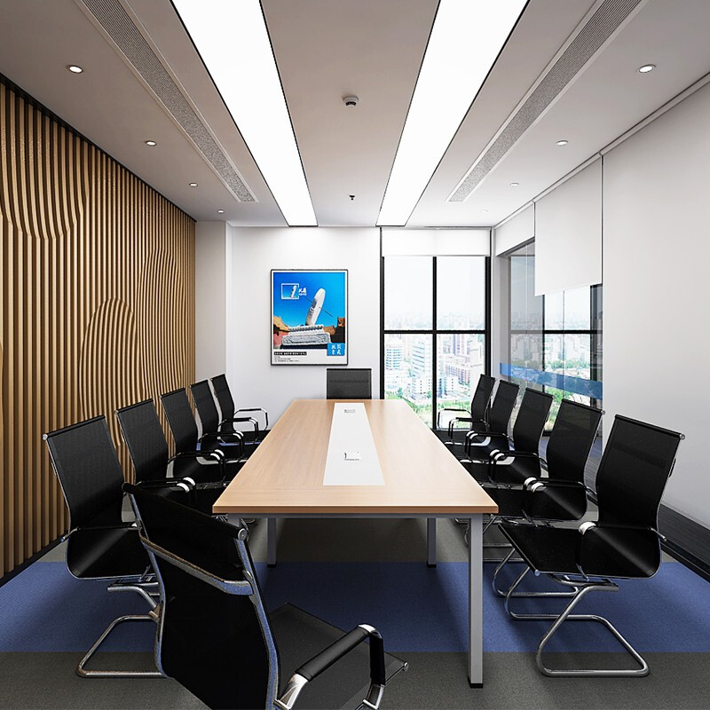 办公虎 会议桌长桌简约现代办公桌会议室长条桌会议桌椅组合洽谈培训