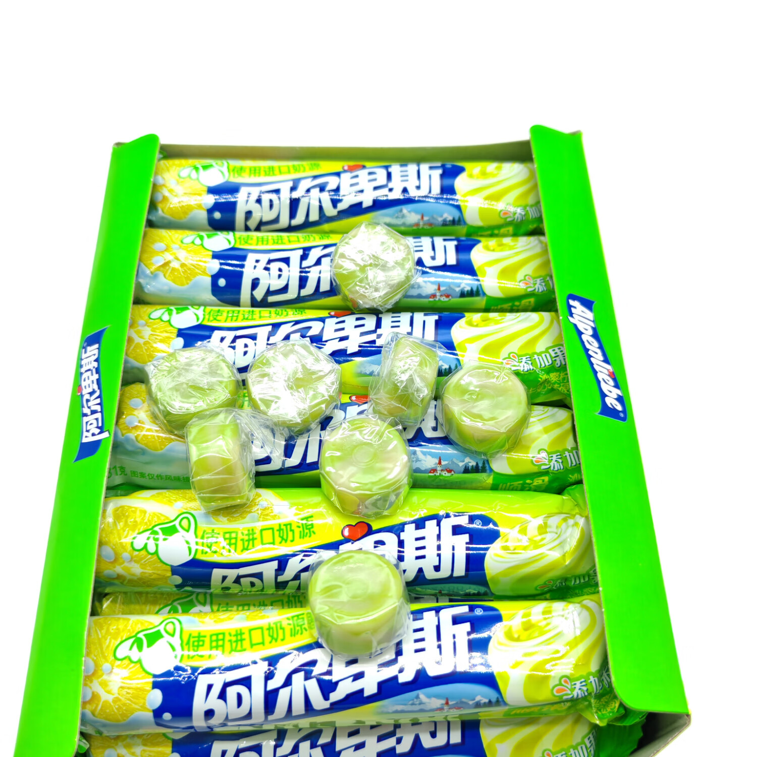 阿尔卑斯条形硬糖31g  校园零食糖果 多种口味糖果 零食休闲食品 沁爽