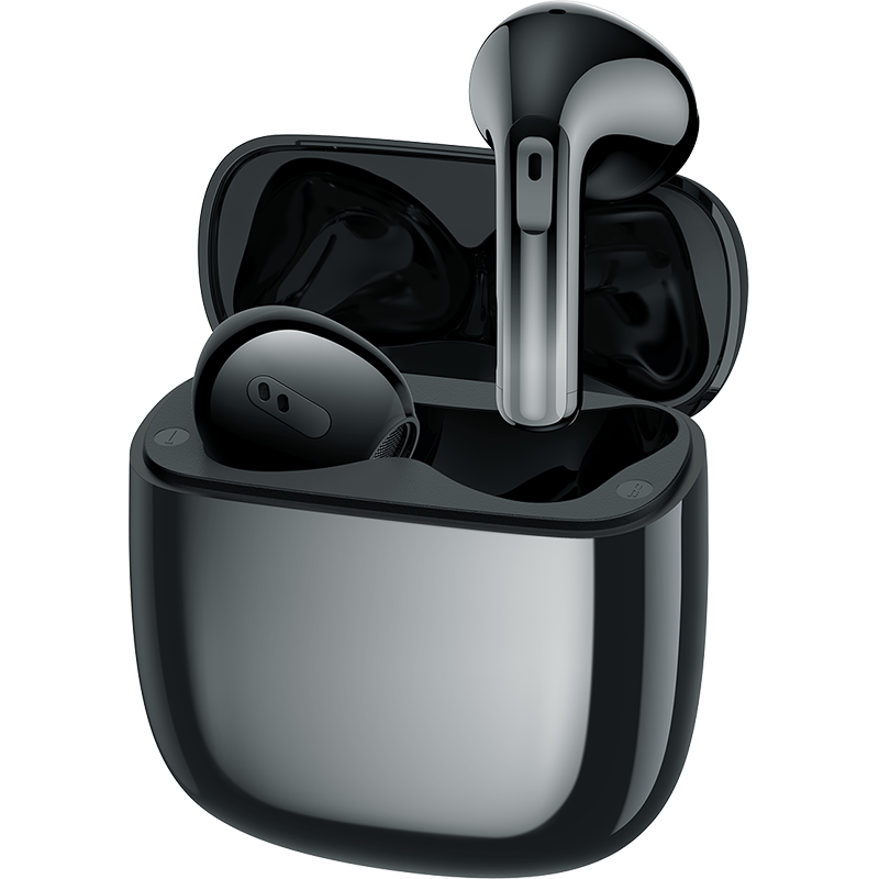 倍思 真无线蓝牙耳机Storm 3半开放主动降噪耳机半入耳式6麦通话降噪音乐适用于苹果华为小米OPPO手机 黑色 399元