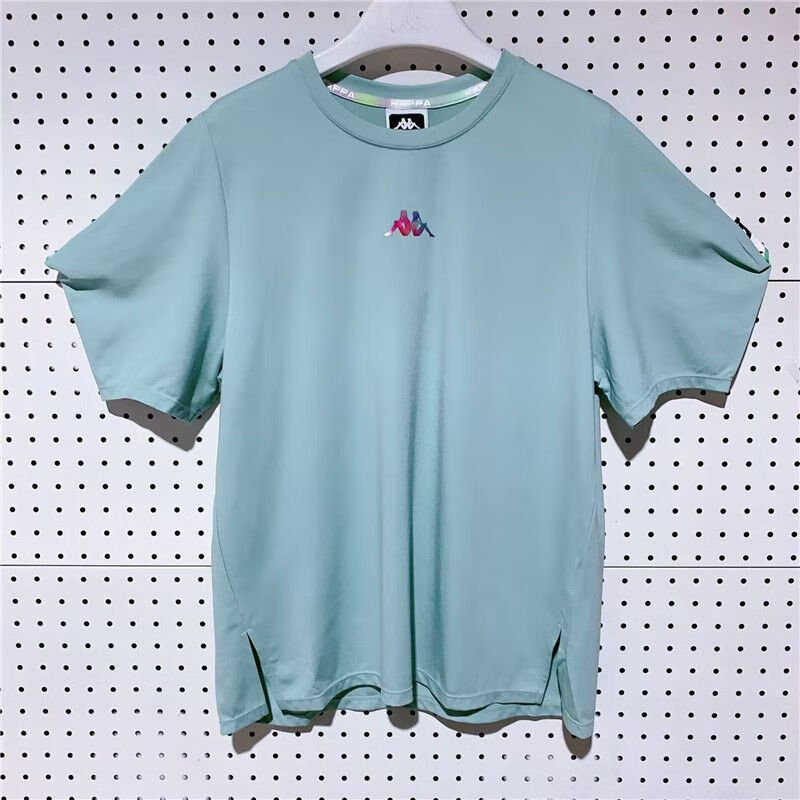 kappa短袖女运动t恤串标半袖夏季短袖k0b22td75 奶油绿-3004 s