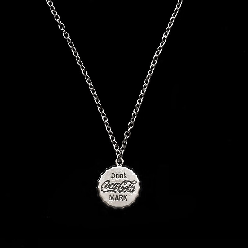 九鹿美兮情侣项链可口可乐瓶盖项链toocool潮蹦迪ins同款项链学生闺蜜